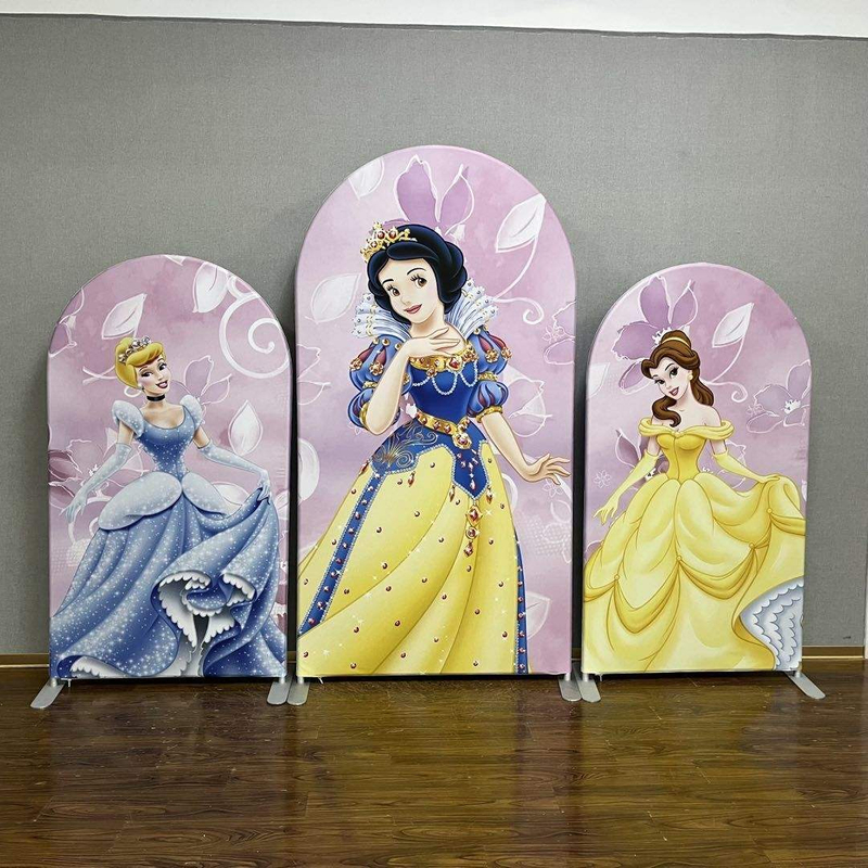 Birthday baby shower party wedding decoration background collapsible aluminum arch stand set with cover