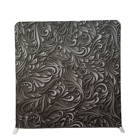 Custom Portable Decorative Pattern Tension Fabric frame photography Backdrop Display Stand Wall