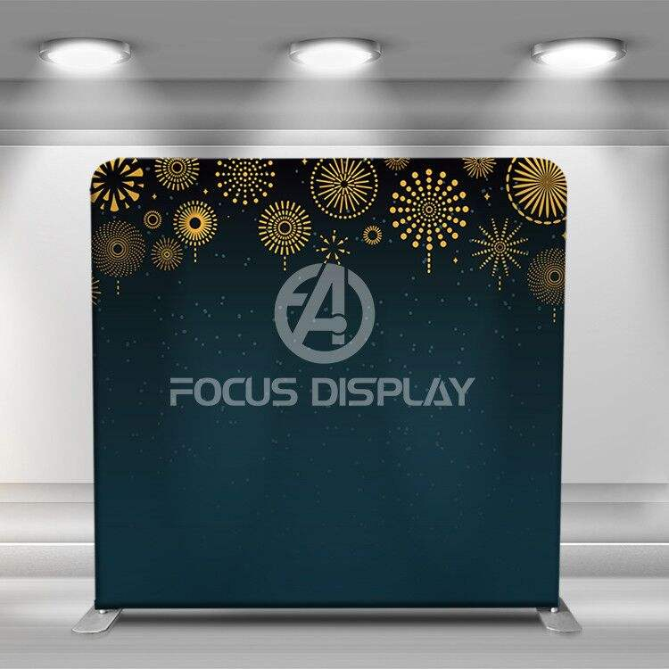 8ft straight frame only advertising tension fabric exhibition display stand photobooth backdrop pillow tension Wall