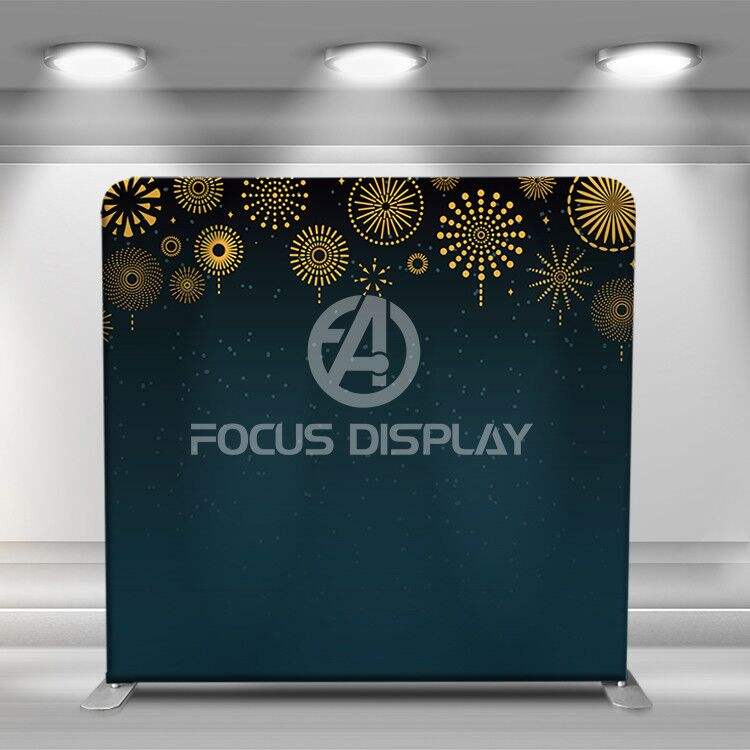 8ft straight frame only advertising tension fabric exhibition display stand photobooth backdrop pillow tension Wall