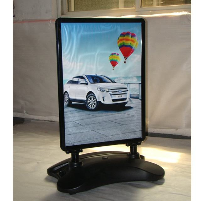 A1 high quality aluminium pavement poster board for outdoor pavement sidewalk signs