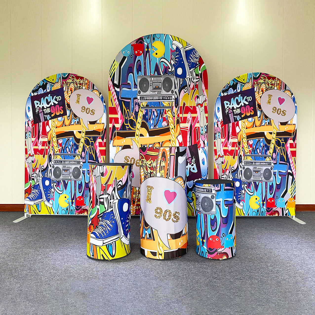 Children Themes Kids Birthday Party Decoration Supplies Arch Frame Backdrop