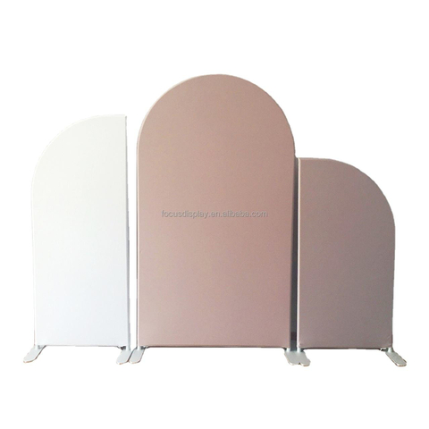 Solid Color Children Birthday Party Decoration Chiara Arch Cover For Wedding Half Arch Frame Backdrop