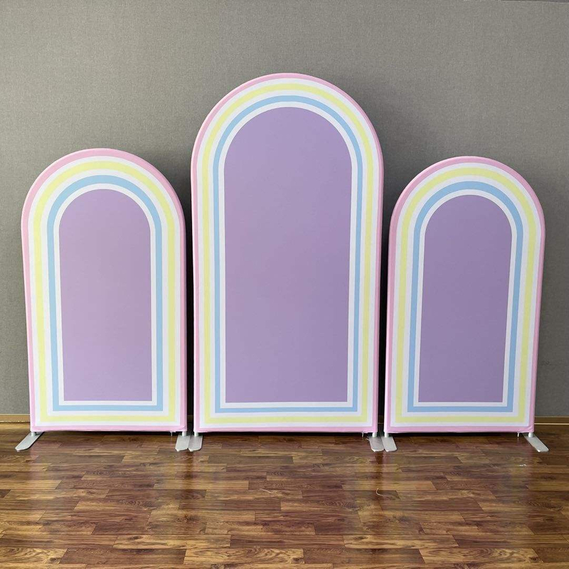 Collapsible aluminum frame party event decoration fancy wedding backdrop wall