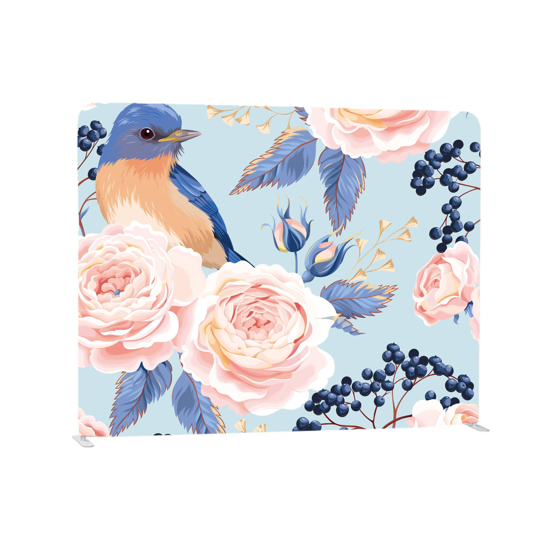 Wall tube stand free standing custom printing backdrop with tension fabric backdrop display wall