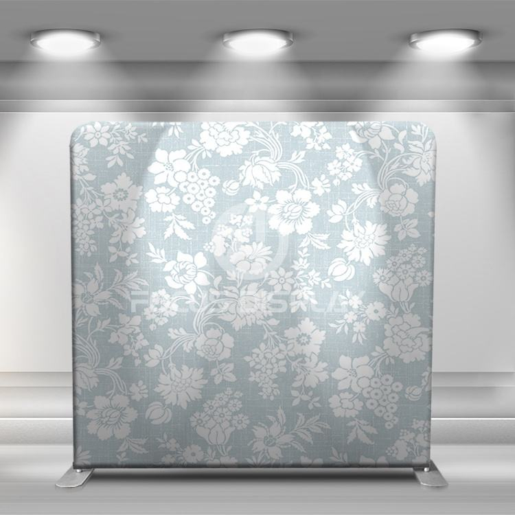 7.6*7.6 ft Custom graphic aluminum frame display stand frame birthday party decoration pillow case backdrop