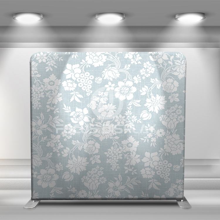 7.6*7.6 ft Custom graphic aluminum frame display stand frame birthday party decoration pillow case backdrop