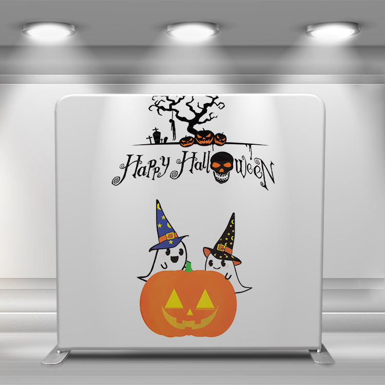 10ft Portable trade show back wall diy pillow case backdrop photography background for Halloween