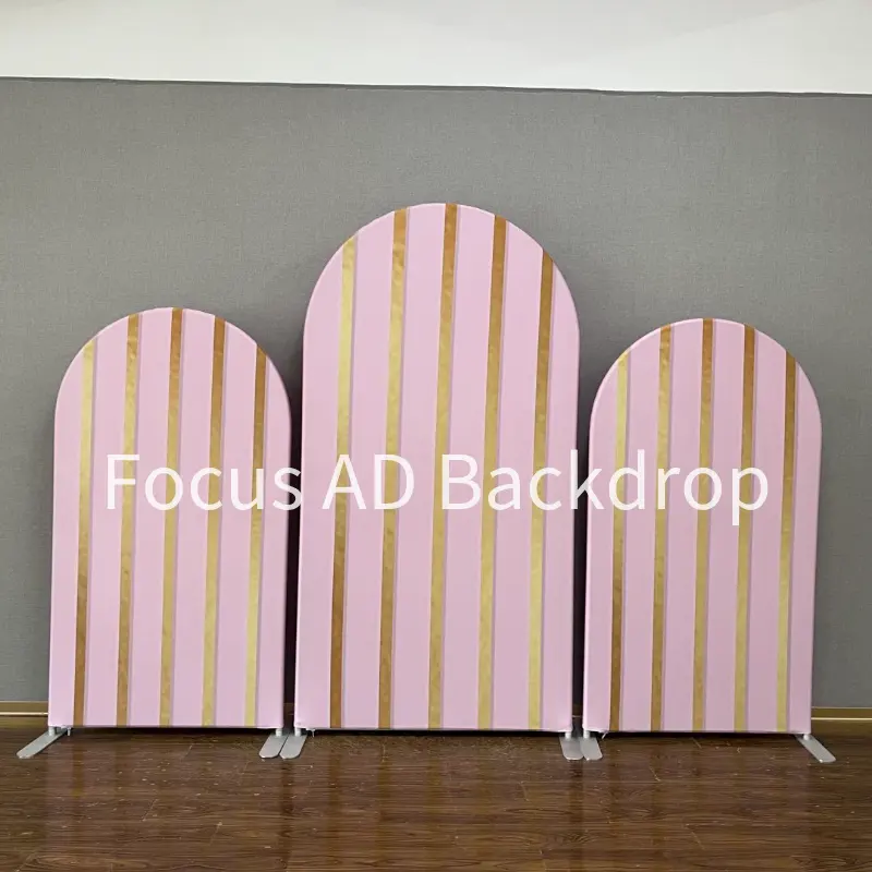 Chiara Aluminum Frame Arch Backdrop Decoration Photo Booth Backdrop Stand Wedding Backdrop Wall