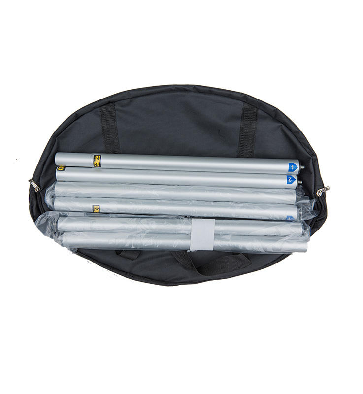 advertising aluminum tube tension fabric display promotion counter