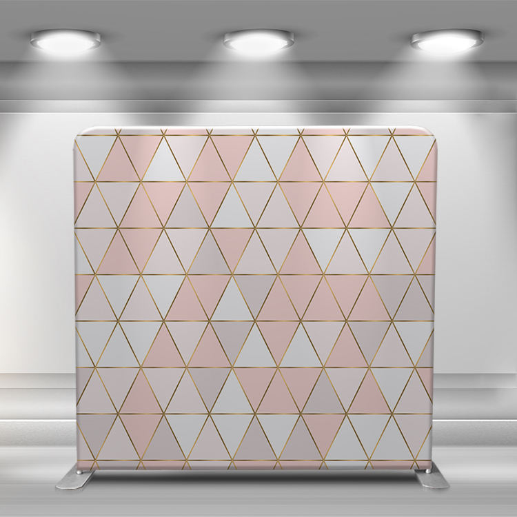 10x8 ft custom full printing tension fabric pillow case photo booth tube straight wall event photography backdrop stand