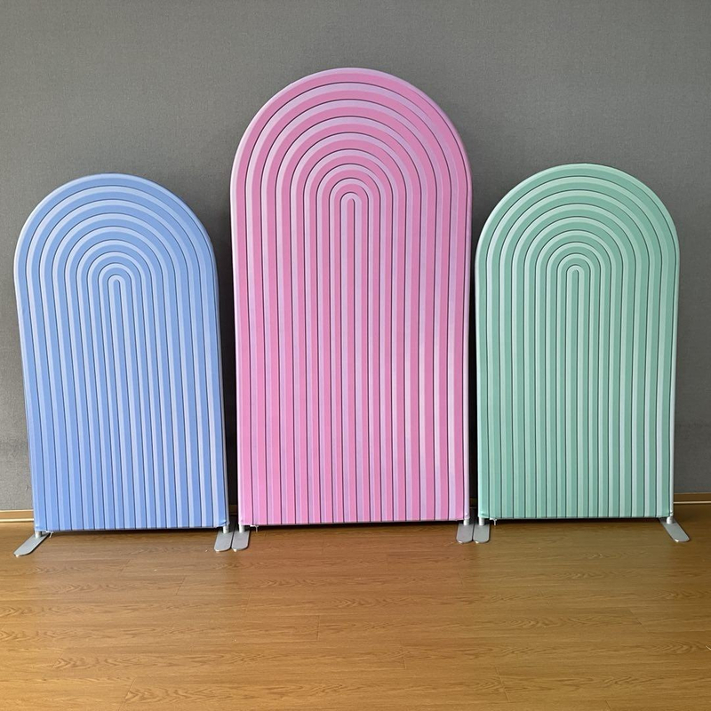 Custom Portable Arch Backdrop Wall 3 Round Arch Panel Baby Shower Birthday Wedding Party Event Decoration