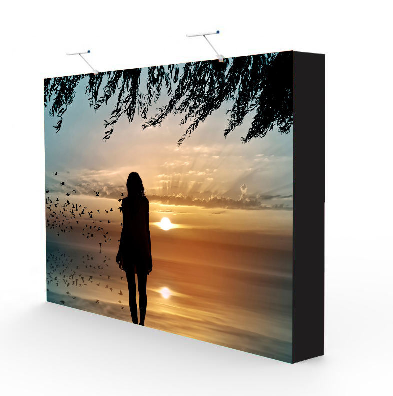 Portable and easy set up advertising straight Display Stand for Aluminum Pop Up Banner Backdrop
