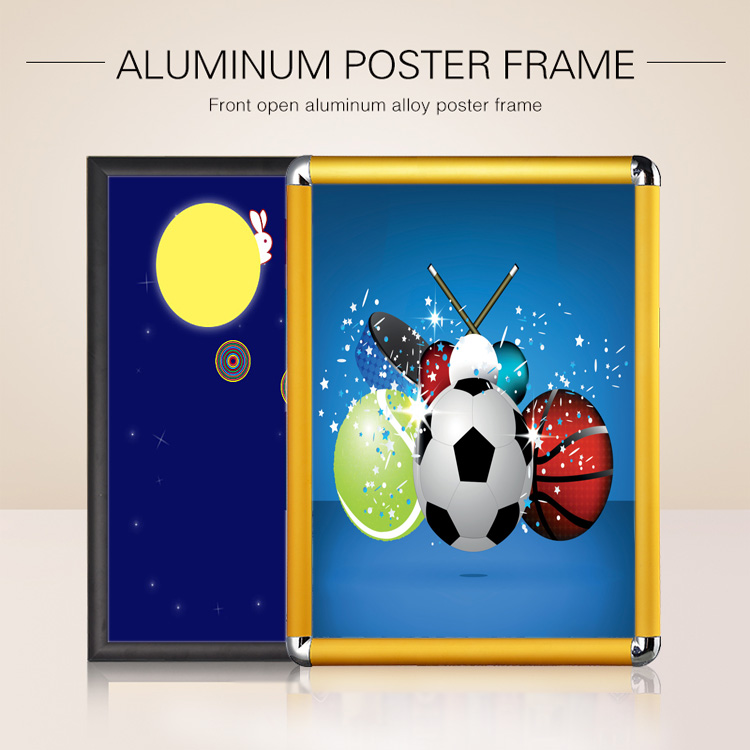 25mm a1 a2 a3 a4 customized aluminum standard snap display frame a0 anodised snap frame