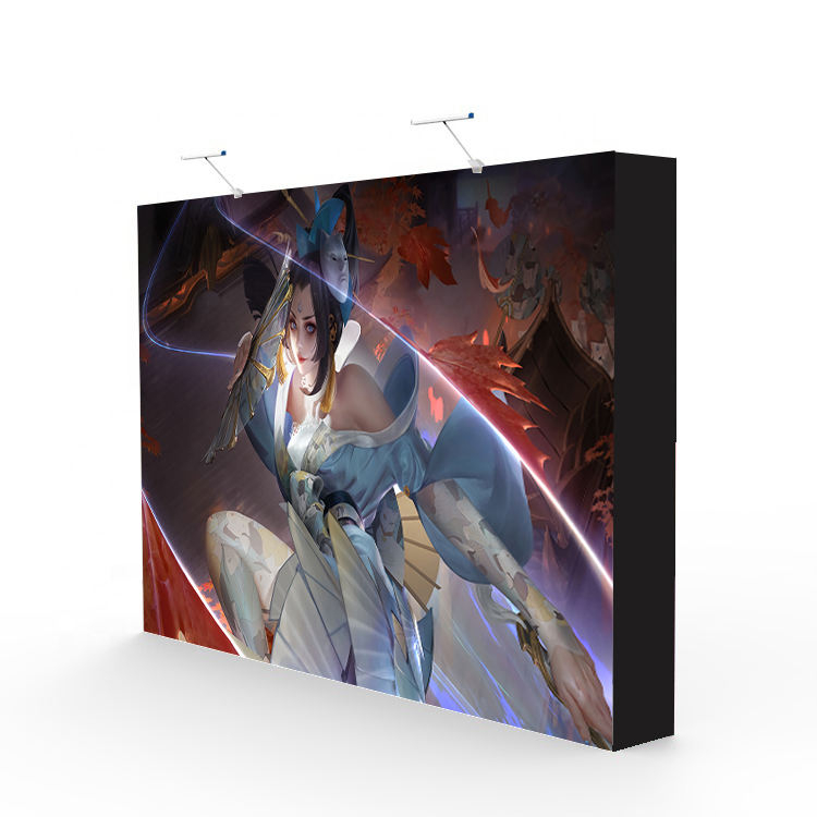 Manufacturer price high quality pop up banner graphic tension fabric display by digital printing
