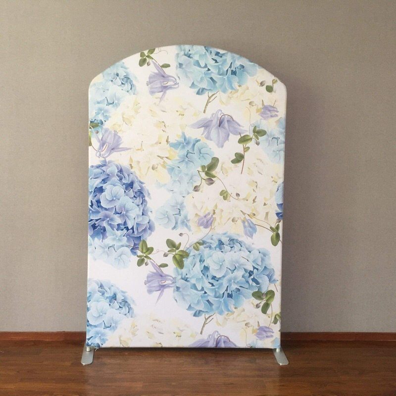 Stable variable background map standing portable square background billboard
