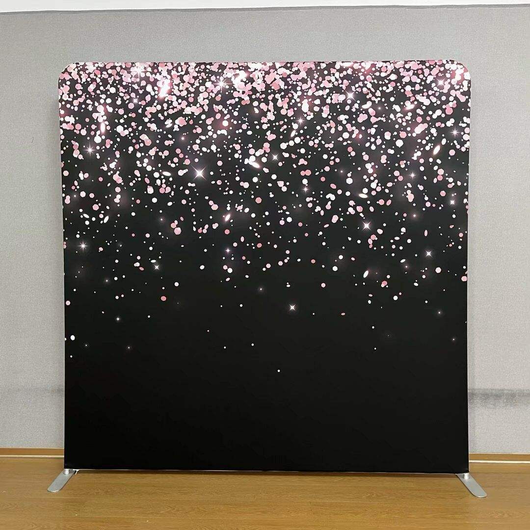 Backdrop Stand Party Background Portable Colorful Tension Fabric Photo Booth Back Drops Photo Wall