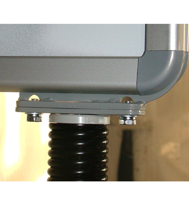 Double sided outdoor illuminated aluminum alloy sidewalk sign with wheels