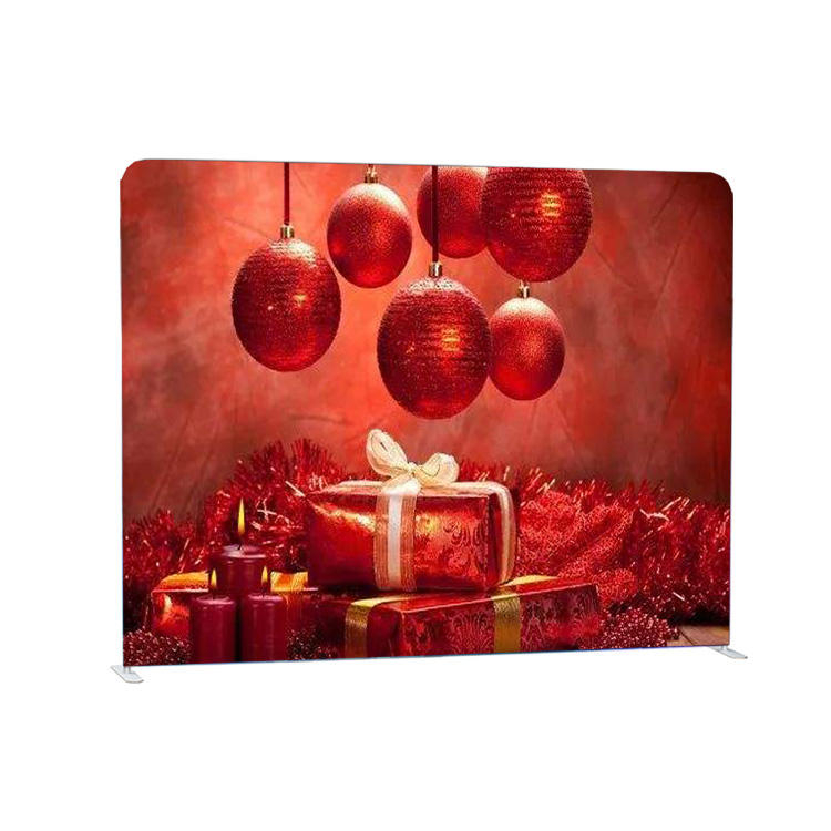 Portable Exhibition Fabric Tension Display Pillow Case Backdrop For Photobooth Backdrop