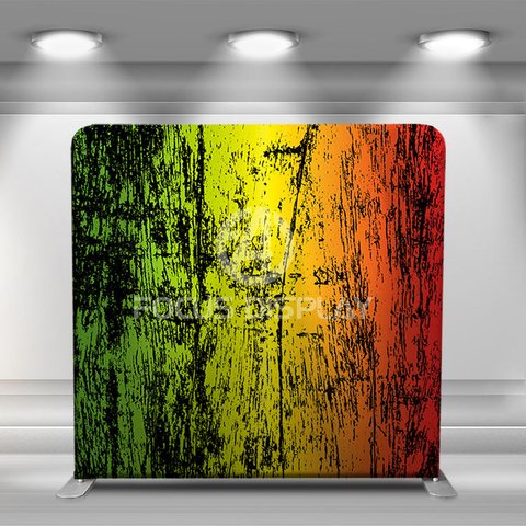 8ft Collapsible aluminum frame custom double side printing pillow case backdrop party wedding display stand