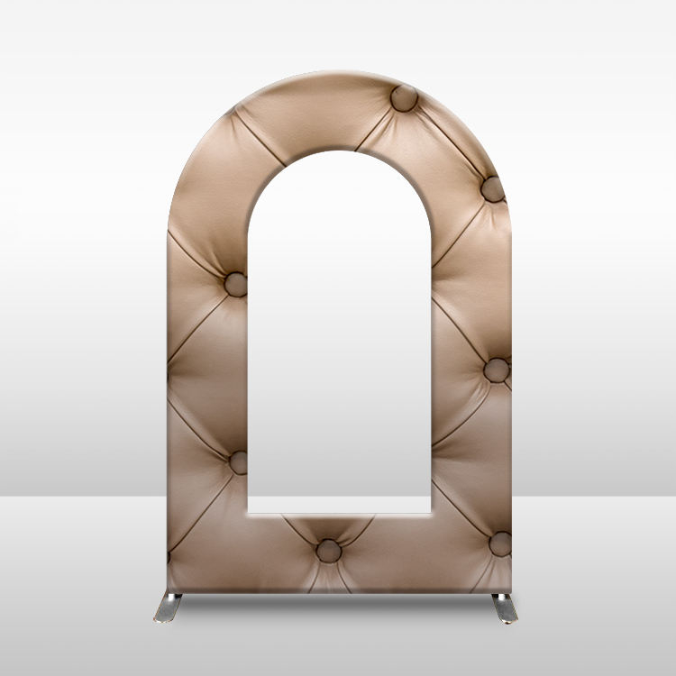 2022 New Arrival printing fabric wedding decoration arch backdrop stand