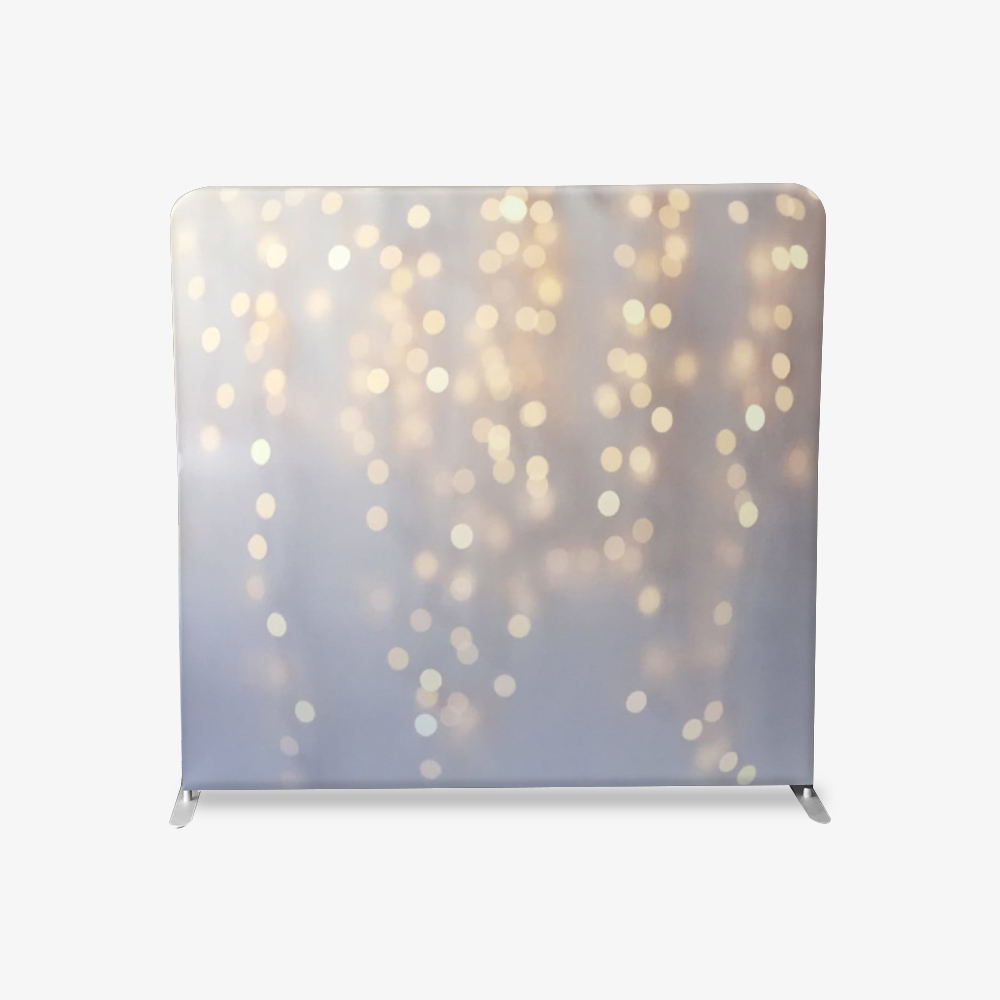 8x8ft straight collapsible aluminum tube stand tension fabric pillow case photo booth backdrop