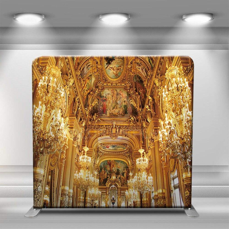 Vintage palace photography background retro architecture backdrop studio photo booth backdrops