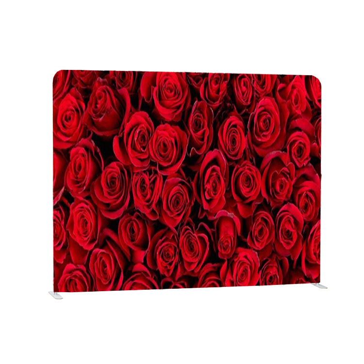 Straight tension fabric display stand banner for advertising exhibition backdrop fabric stand photography