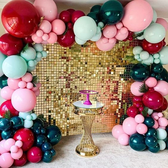 Hot sale shimmer shiny gold silver wedding event party sequin wall