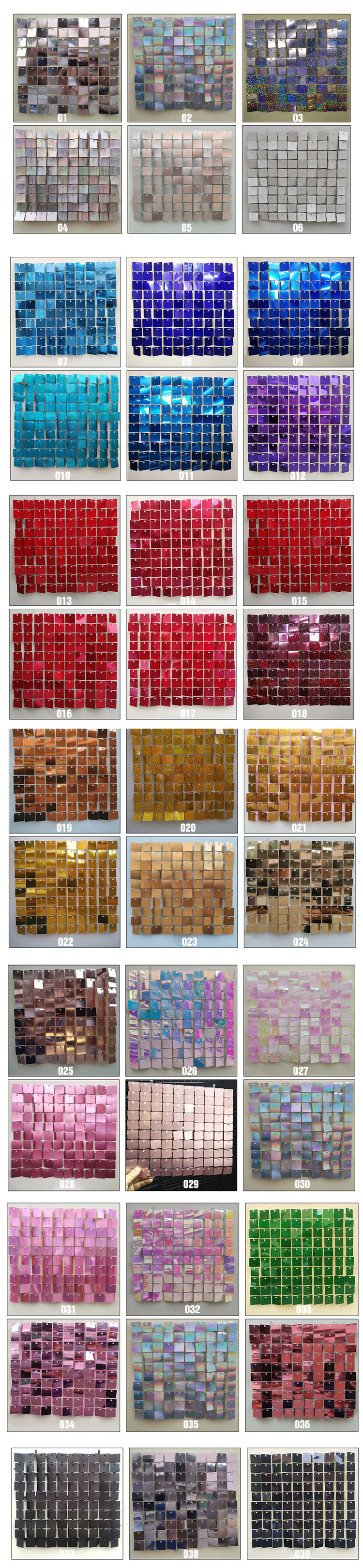 Hot sale shimmer shiny gold silver wedding event party sequin wall