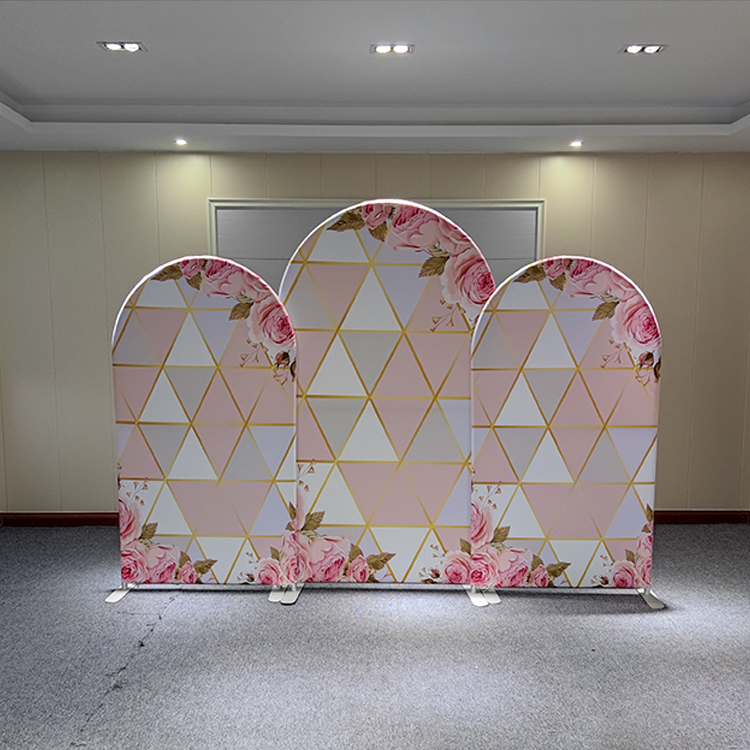 10ft Straight Shape Reusable Photography Advertising Photo Booth Custom Backdrop Display Stand