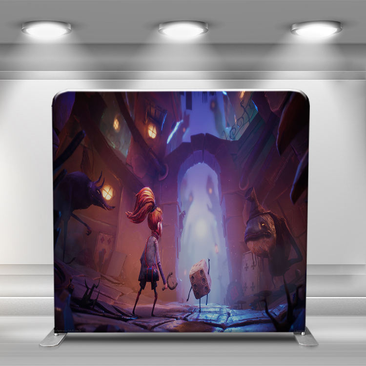 Hot selling advertising portable 20ft aluminum great event party stage backdrop display banner stand