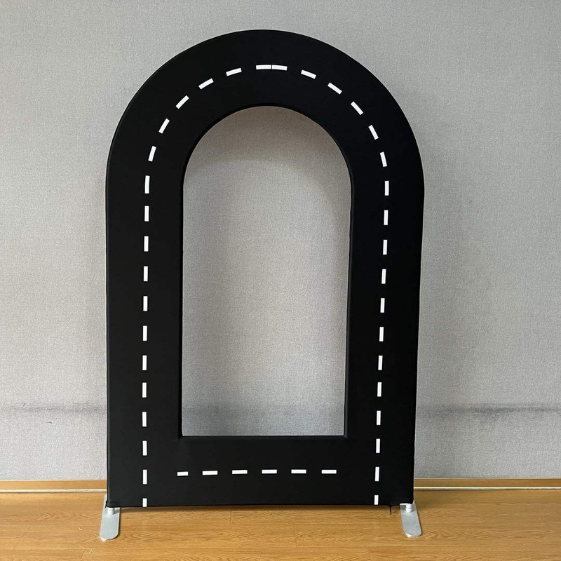 Double Colorful Side Children Birthday Party Decoration Arch Cover For Wedding Circle Arch Backdrop Open Arch Wall
