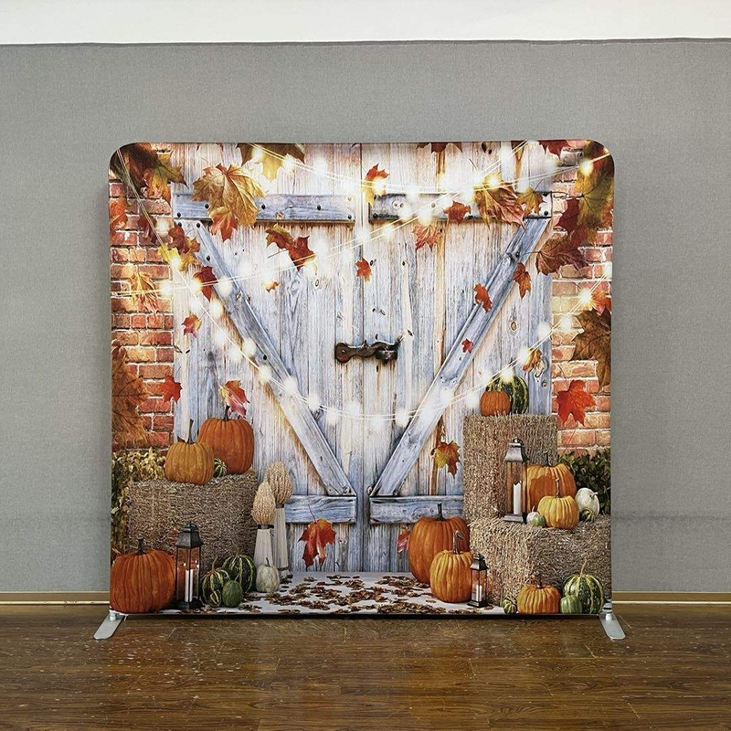 360 Spinner Tension Fabric Stands Led Enclosure Helloween Tension Backdrop Cuved Tension Fabric Wall