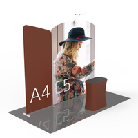 10x10ft Customized graphic full color printed trade show exhibition booth