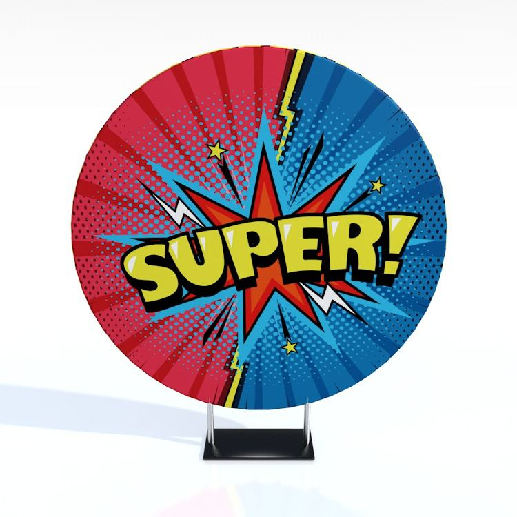 High quality printing graphics wedding supplies decoration birthday party round backdrop