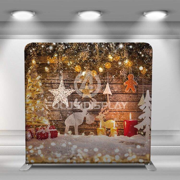 10 ft portable Photography background Winter display stand for decoration backdrop home decor Christmas photo background wall