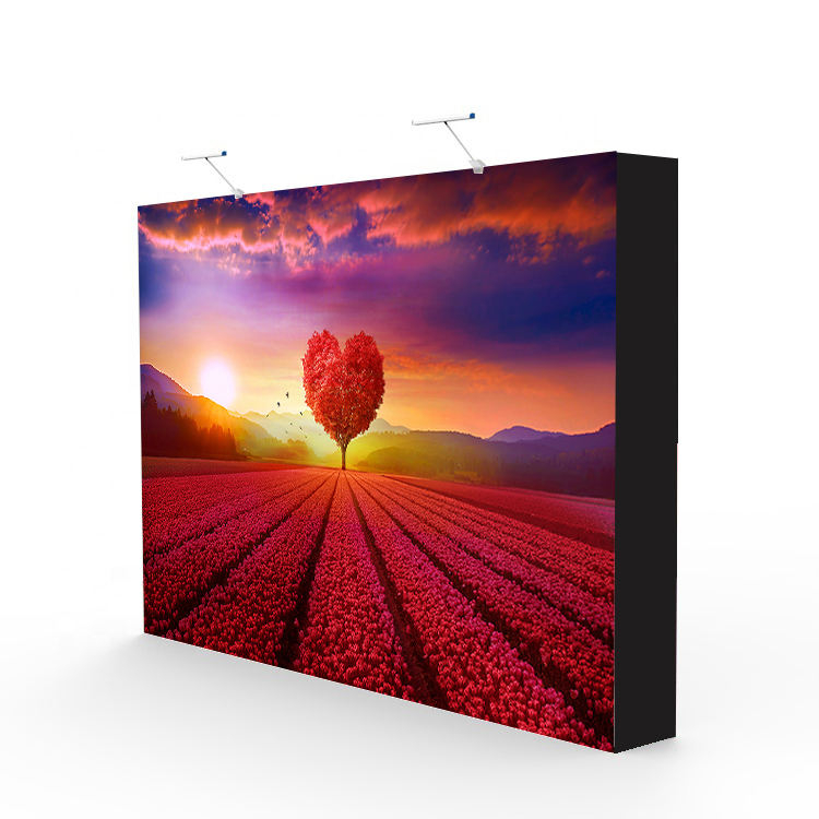 3x3 Straight Shaped pop up display exhibition stand portable exhibition backdrop