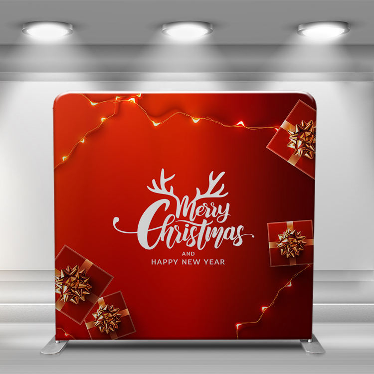 customized backdrops for wedding event display stand aluminum tension fabric exhibition booth custom backdrop