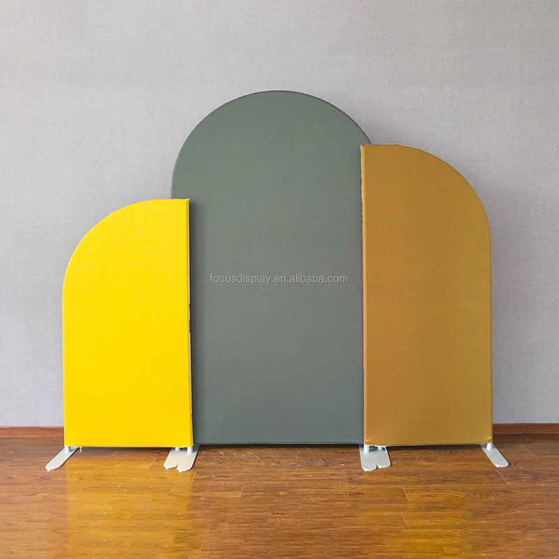 Solid Color Children Birthday Party Decoration Chiara Arch Cover For Wedding Half Arch Frame Backdrop