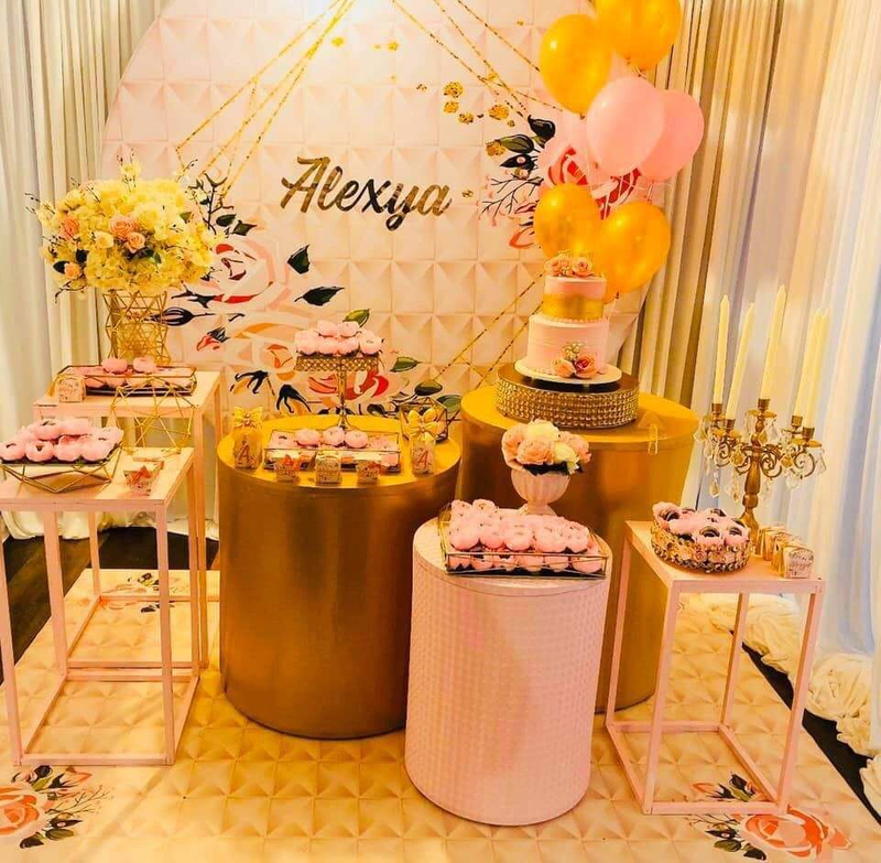 New Design Aluminum Tube Tension Fabric Round white backdrop