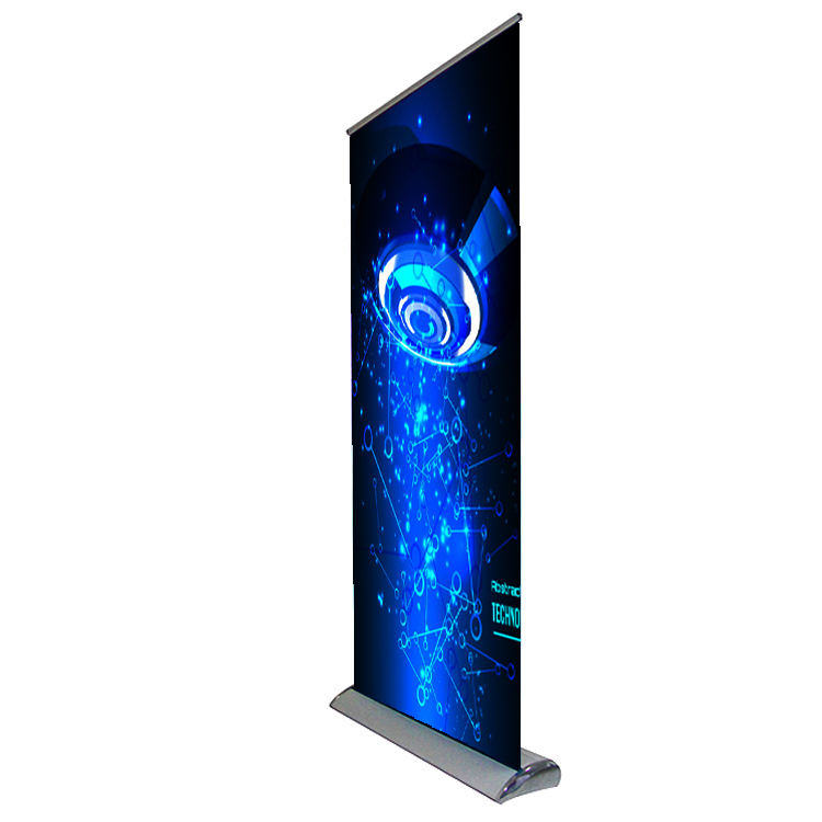 display advertising custom design banner aluminum cheap roll up stand