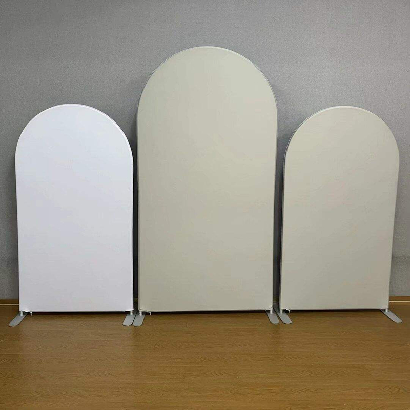 5ft 6ft 7ft Aluminum Arch Frame Wedding Arch Stand Fabric Full Solid Color Backdrop stretch stand