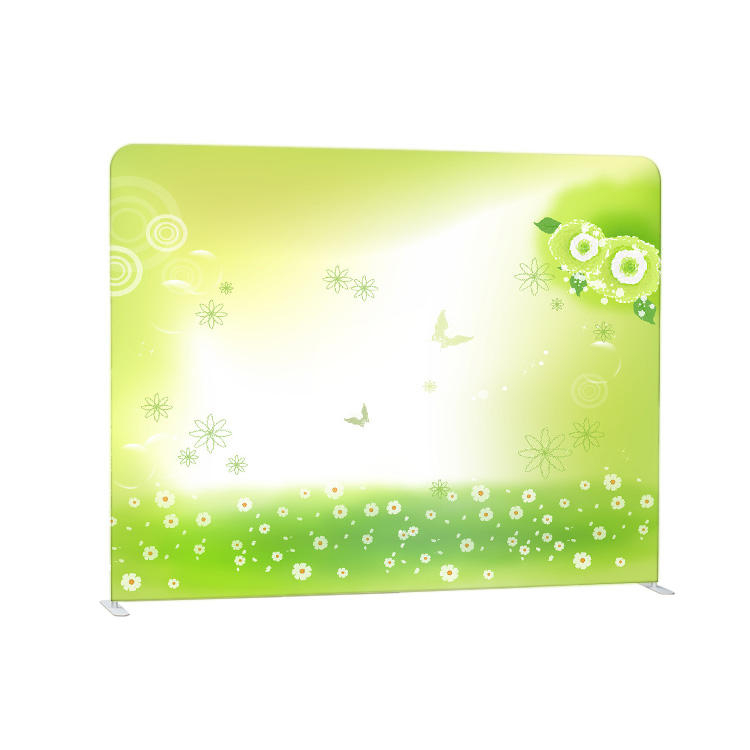 Custom size Portable tension fabric backdrop display stand wall