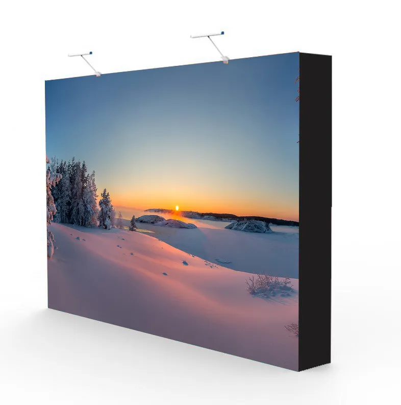 Lightweight And Easy Set Up SEG Pop Up 8ft Straight Display Stand For Pop Up Display Banner Wall
