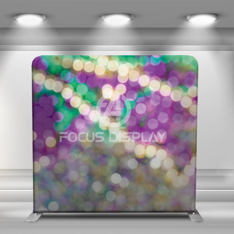 aluminum frame custom printed graphic package Stands Backdrops Pillow Cover tension fabric tube display stretch fabric display