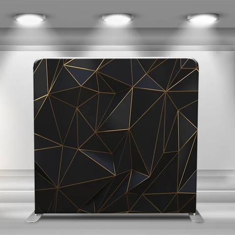 8*8 ft Custom printing graphic tension adjustable tube frame display photo booth props backdrop wall