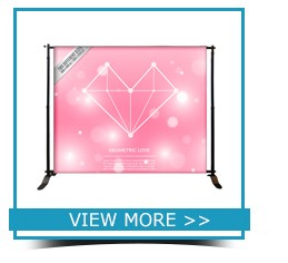High quality and portable straight tension fabric pillow case custom wedding photo booth backdrop