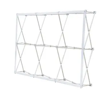 3x3 Pop Up Display Stand 10 ft Straight Aluminum Stand Display Banner Trade Show Backdrop Wall
