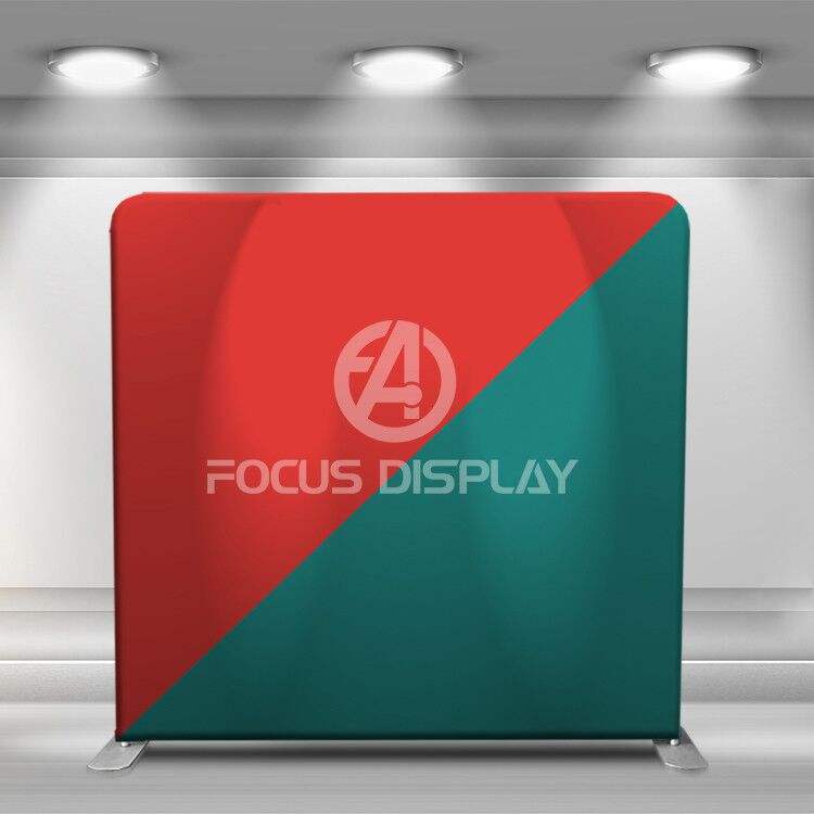 8ft straight frame only advertising tension fabric exhibition display stand photobooth backdrop pillow tension Wall